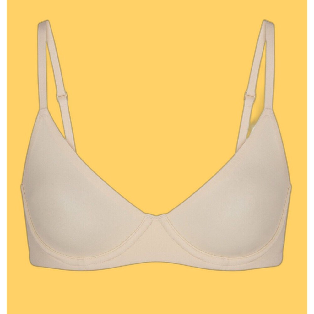NWT 46DDD SKIMS Fits Everybody Unlined Demi Bra Sand Color BR-UWR-2293 Fast Ship